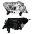 thumbnail image 1 of Faro Principal Np300 Frontier 2016 A 2020 Nissan Lado Pasajero Fondo Cromado C/LEDs TYC, 1 of 4
