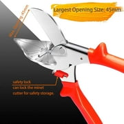 Miter Cutter 45 to 135 Degree Multi Angle Miter Shear Cutter Soft Wood Cutter Adjustable Trunking Miter Trim Cutter Cutting Hand Tool for Cutting Mold
