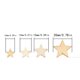 thumbnail image 4 of 200 Piezas De Madera Rústica, Corazones Y Estrellas Decorativos, Virutas De Madera, Manualidades Diy, 4 of 4