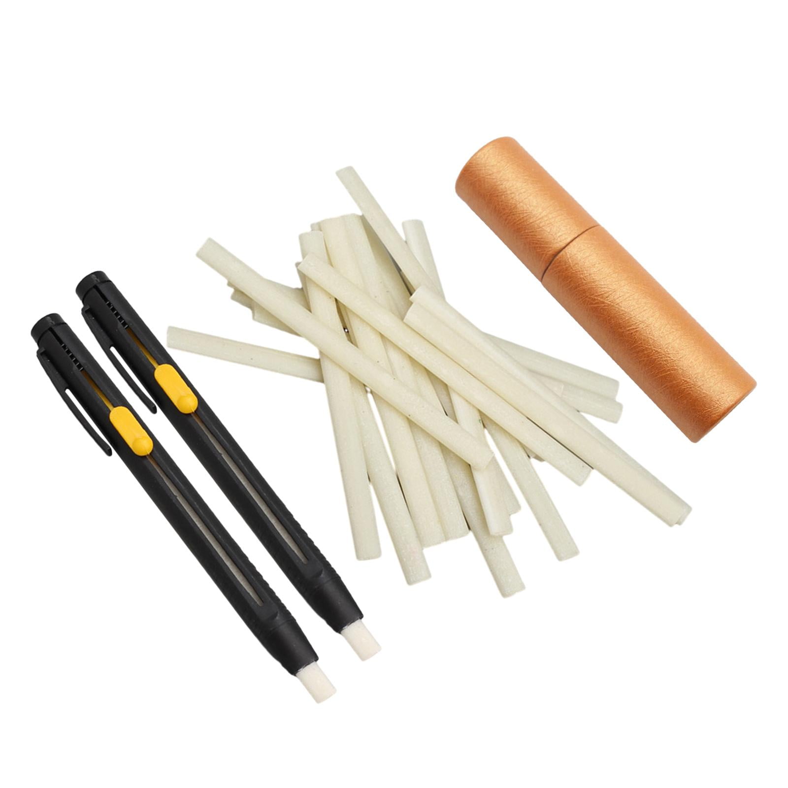 Tailors Chalk Vanishing Fabric Marker Pen for Cross Stitch Quilting Supplies 2 Pens w 20 Refills