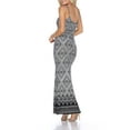thumbnail image 4 of White Mark Women's Sleeveless Nila Bodycon Maxi Dress, 4 of 5