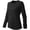 Team Black, variant on Womens Long Sleeve Tech T-Shirt Black L