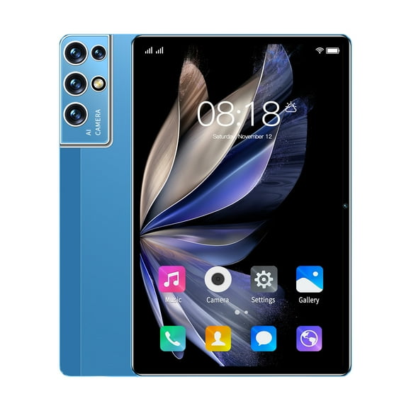 Video Game Storage All-New 10.1-In Tablet, 2+16G-Thin Hd Display (2.4G/5G Wifi, 256G), Android Tablet, Learning Game Video Office Tablet, Supports Dual Sim Communication
