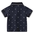 thumbnail image 3 of NinXxx Boys Summer Full Print Graphic Short Sleeve School T Shirt Casual Navy 18-24 Months, 3 of 7
