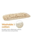 thumbnail image 3 of Staples Coastwide Professional Cut-End Dust Mop Head Cotton 18" x 5" White 3/Pack CW56752, 3 of 5
