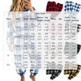 thumbnail image 3 of Edvintorg Matching Sets Women Plaid Loungewear 2 Piece Crew Neck Top and Cuffed Pant Long Sleeve Pajamas Loose Fleece Pjs Clothes Women Blue M, 3 of 6