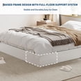 thumbnail image 6 of Full Size Wood Platform Bed Modern Minimalist Frame with Wood Slats, Floor-Standing No Box Spring Needed, Noise-Free Easy Assembly, 6 of 8