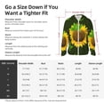 thumbnail image 5 of Kdxio Sunflower Print Women Men Sun Protection UPF 50+ Jackets Zip Up Long Sleeve Hoodie Hiking Lightweight with Pockets, 5 of 7