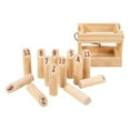 thumbnail image 2 of pitrice Wooden Throwing Game Throwing Bowling Throwing Scatter for Backyard Lawn, 2 of 5