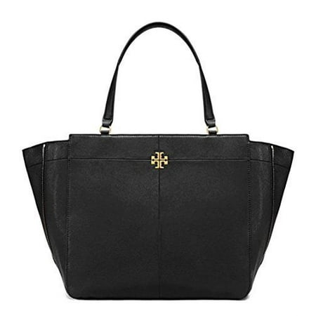 - NEW TORY BURCH (44723) IVY SIDE ZIP TOTE BLACK PEBBLED LEATHER PURSE HANDBAG