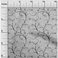 thumbnail image 2 of oneOone Viscose Chiffon Light Gray Fabric Floral Retro Dress Material Fabric Print Fabric By The Yard 42 Inch Wide, 2 of 5