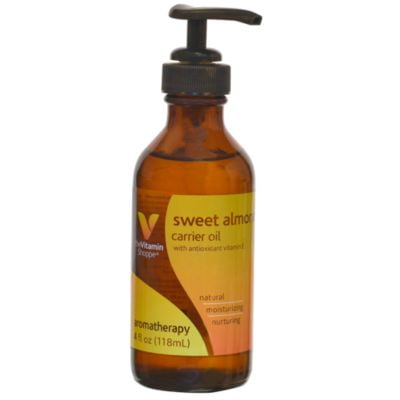 - The Vitamin Shoppe Sweet Almond Oil, Carrier Oil with Antioxidant Vitamin E, Aromatherapy Oil with Natural, Moisturizing and Nurturing Benefits (4 Fluid Ounces Liquid)