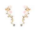 thumbnail image 1 of Up to 65% Off Personality Earrings Leaves Beautiful Diamond Earrings Irregular Mesh Necklace Rings Earring Jewelry on Clearance, 1 of 1
