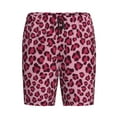 thumbnail image 3 of Picia Rose Leopard Print Pajama Shorts for Men, Men's Pajama Bottoms, Sleepwear,Short Pajama Pants-3X-Large, 3 of 9