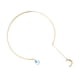 thumbnail image 5 of 1 collar sencillo con cadena decorativa para el cuello y colgante de luna (dorado), 5 of 6