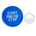 thumbnail image 2 of Botón pulsador decorativo para arrancar y parar el motor del coche, compatible con G20 M340i, G05 X5, G06 X6, G07 X7 y G29 Z4. Azul, 2 of 8