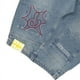 thumbnail image 4 of 2023 nuevos jeans holgados casuales de pierna ancha bordados para hombre, jeans estampados de hip-hop retro de calle, jeans negros de cintura alta Y2k, 4 of 5