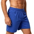thumbnail image 2 of Men's Soccer Sports Shorts Breathable Five-Point Gym Pants Solid Color Running Basketball Casual Shorts, 2 of 8