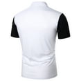 thumbnail image 4 of PBNBP Men's Polos Shirts Short Sleeve,Men's Polos Shirt Short Sleeve Knit Shirt Casual Lightweight Turn Down Collar Tops Slim Fit Muscle Shirt, 4 of 4