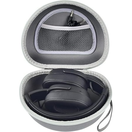 CZHeadphone Case for Skullcandy Crusher/Hesh/Evo Wireless Over-Ear Bluetooth Earphones, for Beats Studio Pro/ 3/Solo 4/3/2 Headphones and More Noise Cancelling Foldable Headset - Hard Box Only - Grey