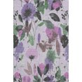 thumbnail image 2 of Addison Rugs Mayfield Premium Machine Washable Transitional Floral Lavender Rectangle Rug, 3' x 5', 2 of 6