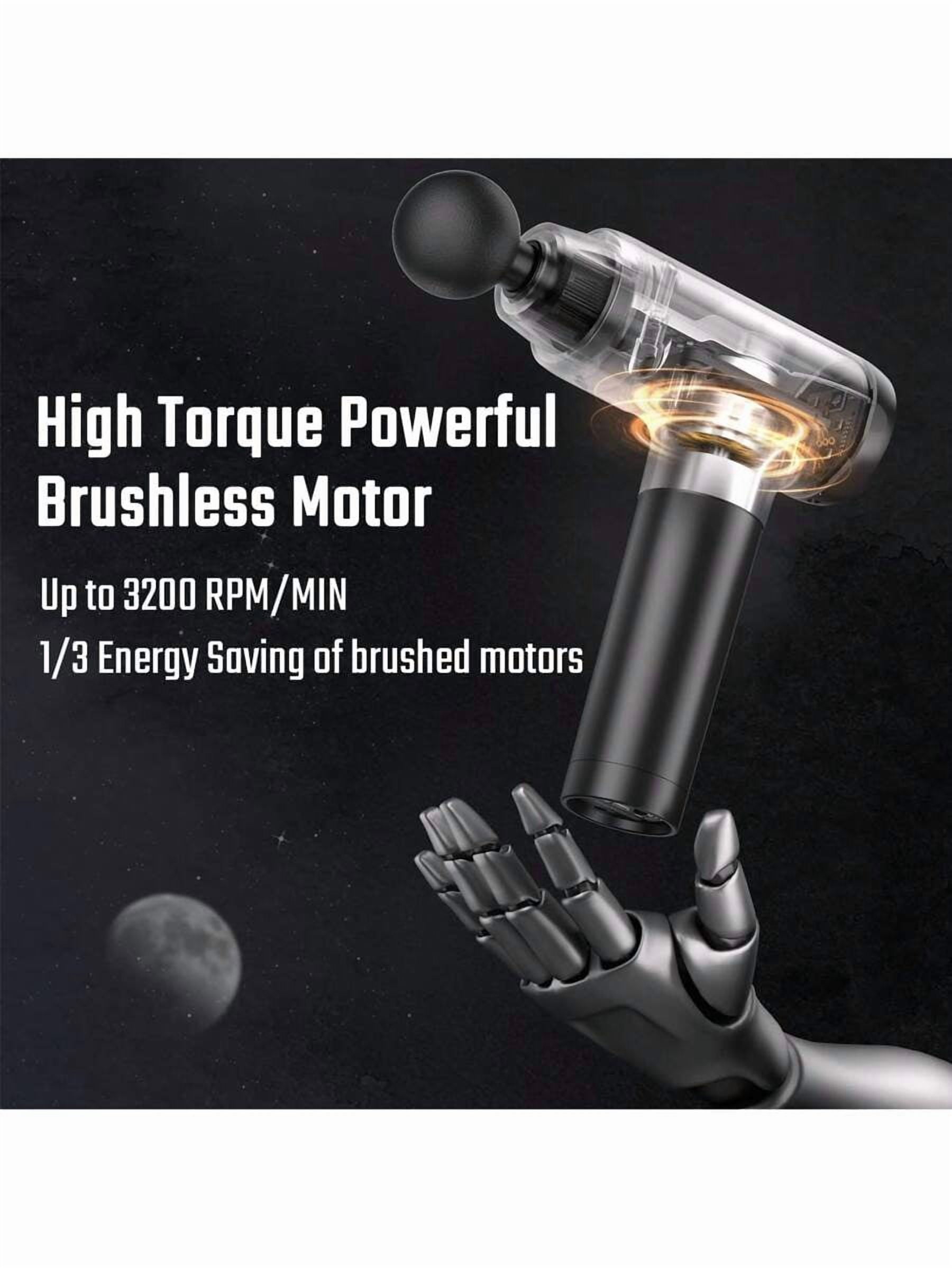 cotsoco Muscle Massage Gun, Deep Tissue Back Massager For Pain Relief, 20 Speeds Handheld Electric Massager Tool With Silent Brushless Motor, Suitable For Gym Office Home Travel