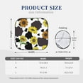 thumbnail image 3 of Balery Black Cow Print With Sunflowers Country Sun Shield 2 Pack For Car Front Windows Foldable Sun Visor Protector Blocks Max Uv Rays And Keeps Your Vehicle Cool For Most Sedans Suv Truck, 3 of 7