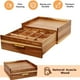 thumbnail image 2 of Organizador de Madera para Té, Caja Organizadora para Guardar Bolsitas de Té, Cajón Organizador con 12 Compartimentos., 2 of 5