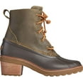thumbnail image 2 of Women's Sperry Top-Sider Saltwater Heel Leather Duck Boot Olive Leather/Rubber 5.5 M, 2 of 6