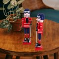 thumbnail image 4 of Cascanueces de madera navideño para escritorio, cascanueces con temática deportiva, centro de mesa invernal, 4 of 7