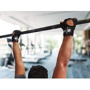 Fit Active Sports Ventilated Weight Lifting Workout Gloves with Adjustable Wrist Wraps for Gym Exercise, Weightlifting, Pull Ups - New Enhanced Palm for Callus Guard and Max Grip