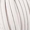 131 Feet 1/2 Inch White Braided Cotton Rope, Natural Durable Cotton ...