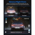 thumbnail image 3 of Dash Cam Front and Rear Inside, 3 Channel Dash Camera for Cars, 1080P Triple Dash Cam, Dash Camera with 32GB Card, Loop Recording, HDR, G-Sensor, 24Hr Parking, 3 of 8