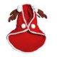 thumbnail image 1 of Mascota perro gato con sombrero cachorro invierno con capucha chal cubierta chal para Navidad, S Rojo Verde RV011031-01214SDJ, 1 of 5