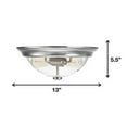 thumbnail image 3 of Prominence Home 51380-01 Design Series Flushmount Lighting, 13, Brushed Nickel, 3 of 3