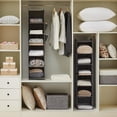 thumbnail image 4 of Hanging Closet Organizer Shelf Closet Hanging Storage with Side Pockets, 4 of 7