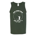 thumbnail image 2 of Wild Bobby, Can't Work Today My Arm Is In A Cast, Fishing, Men Graphic Tank Top, Forest Green, XX-Large, 2 of 5