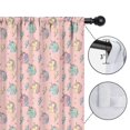 thumbnail image 4 of Blackout Kids Curtains,Pink Cartoon Unicorn Lightning Pattern Childrens Insulated Curtains Set Of 2,Bedroom Essentials,Toddler Room Decor 42"x54", 4 of 5