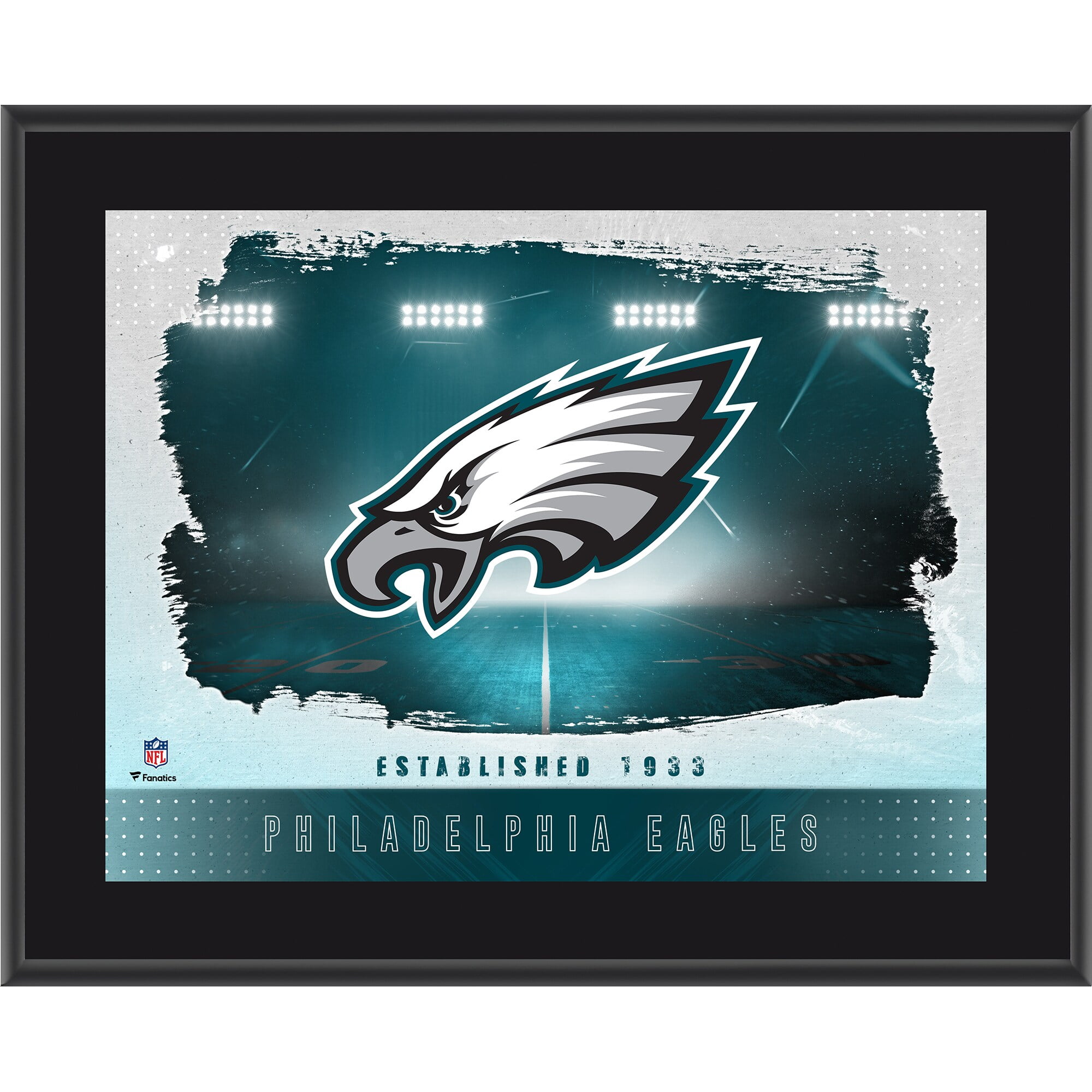 Philadelphia Eagles Framed 10.5" x 13" Sublimated Horizontal Team Logo