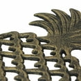thumbnail image 3 of Ensemble de 2 Pcs Finition Bronze Antique Ananas Tropical en Fonte, 3 of 5