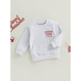 thumbnail image 3 of Douhoow Toddler Christmas Sweatshirt Baby Boy Girls Loose Pullover,Grey,0-5Y, 3 of 8