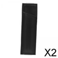 thumbnail image 1 of 2 soportes para bolígrafos con banda elástica ajustable para 2 bolígrafos, estuche para bolígrafos, portalápices, estuche de cuero PU para tapa dura, 2 piezas, 1 of 8