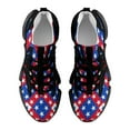 thumbnail image 5 of American Flag Blue Red White Walking Shoes for Men Woman Lightweight Tennis Fashion Elastic Sports Shoes Cushion Basketball Shoes, 5 of 7