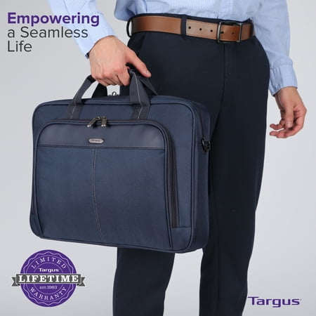 Targus - 15–16” Classic Slim Briefcase - Blue