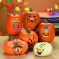 thumbnail image 2 of Foam Pumpkin Decorations Craft Kit Makes 12 Pumpkins, 2 of 2