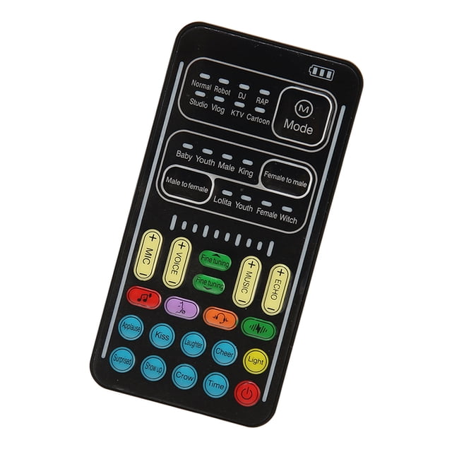 Cambiador de Voz, Mini Cambiador de Voz de Tarjeta de Sonido Duración de la Batería Larga Ajustable Control de Ruido Portátil para Computadoras Portátiles para PC