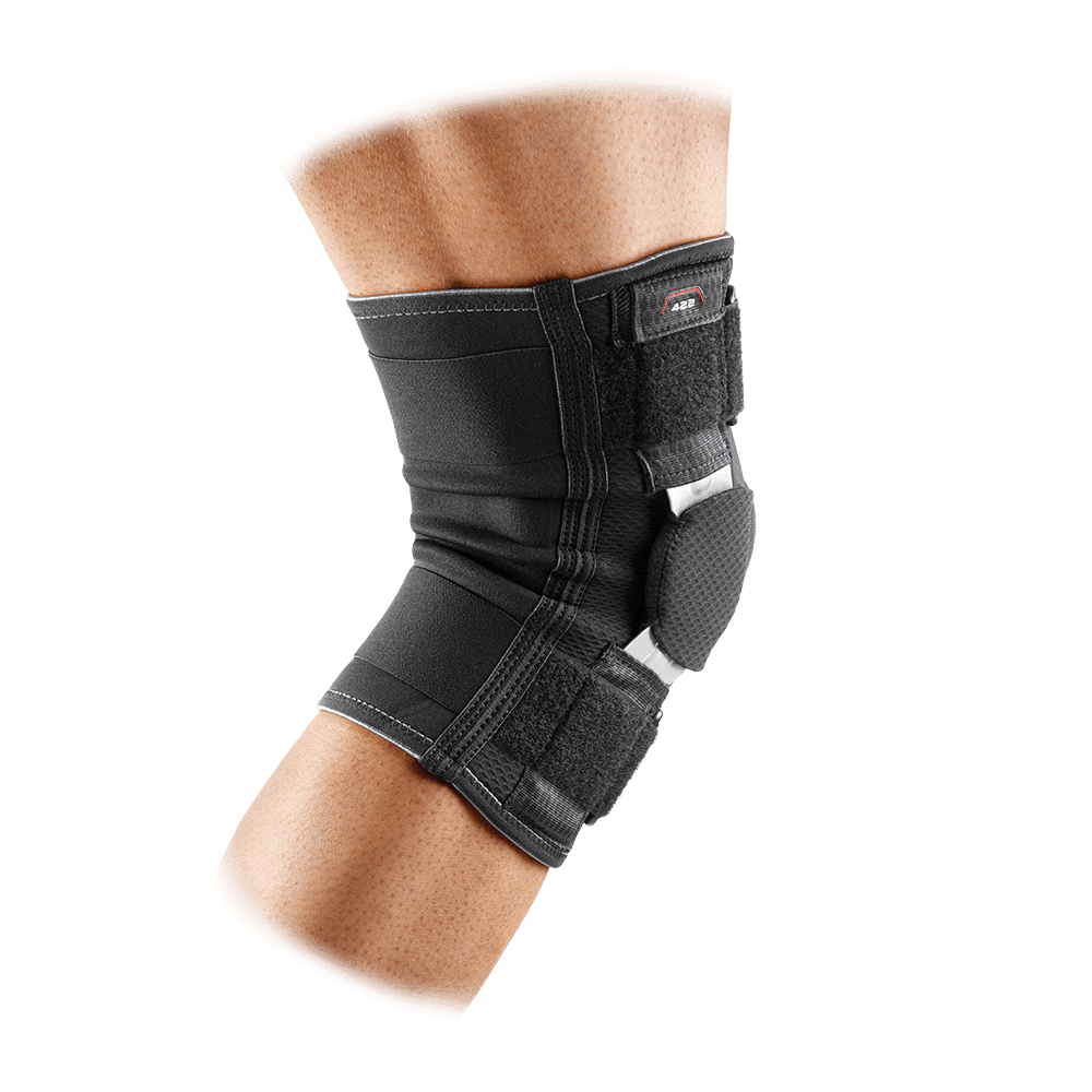 McDavid MD422 Knee Brace w/Dual Disk Hinges, Adult XL, BLACK