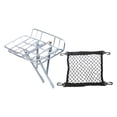 thumbnail image 4 of Almencla Bicycle Front Cargo Rack Accessories Easy Installation Sturdy Aluminum Alloy Silver Short Version, 4 of 7