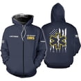 thumbnail image 5 of Customize Name EMS EMT Hoodie For Men And Women All Over Printed Sportwear T Shirt, Zip Up Hoodie, Sweatshirt (ZipHoodie, S), 5 of 10
