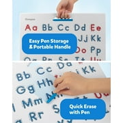 Coogam Magnetic Letters Practicing Board, Magnets Tracing ABC Alphabet Board Learning to Write Uppercase&Lowercase Educational Toy Fine Motor Montessori for 3 4 5 Years Old